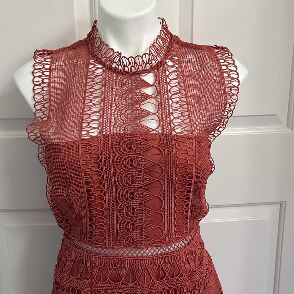 Bardot The Mariana Lace Dress Sheath Size 10/L
